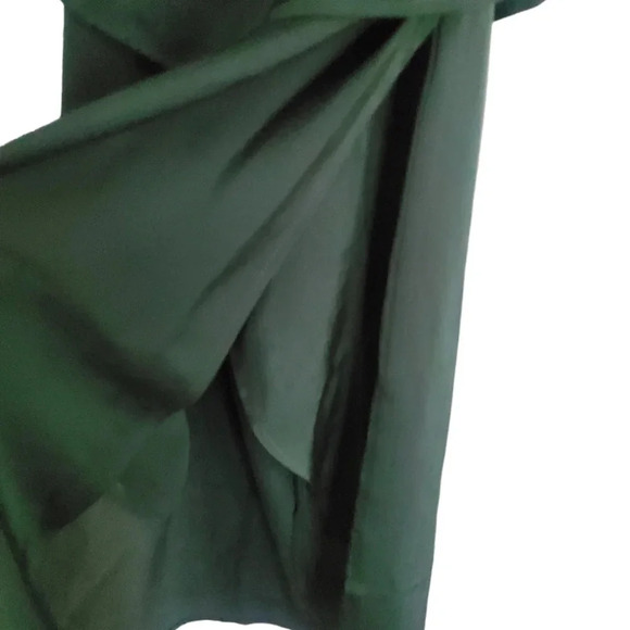 Revolve Lovers & Friends Violet Midi in Emerald Green SATIN DRESS, size xs - Picture 7 of 7